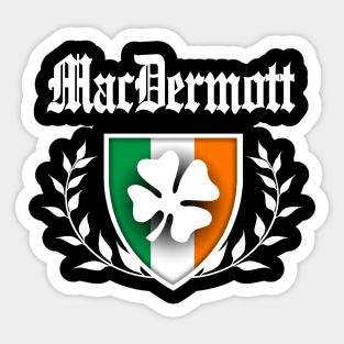 MacDermott Shamrock Crest Sticker